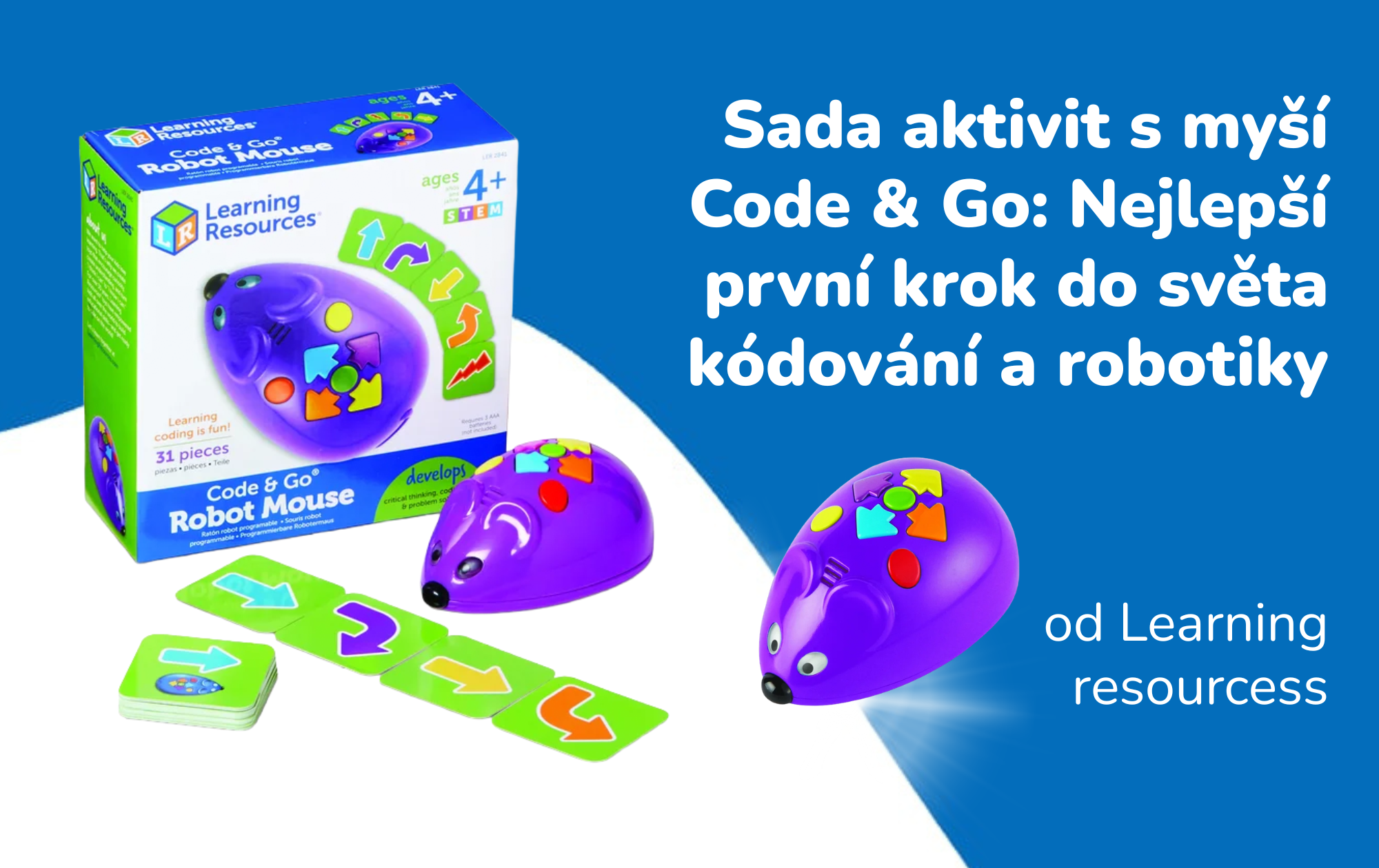 Sada aktivit s myší Code & Go: Nejlepší první krok do světa kódování a robotiky