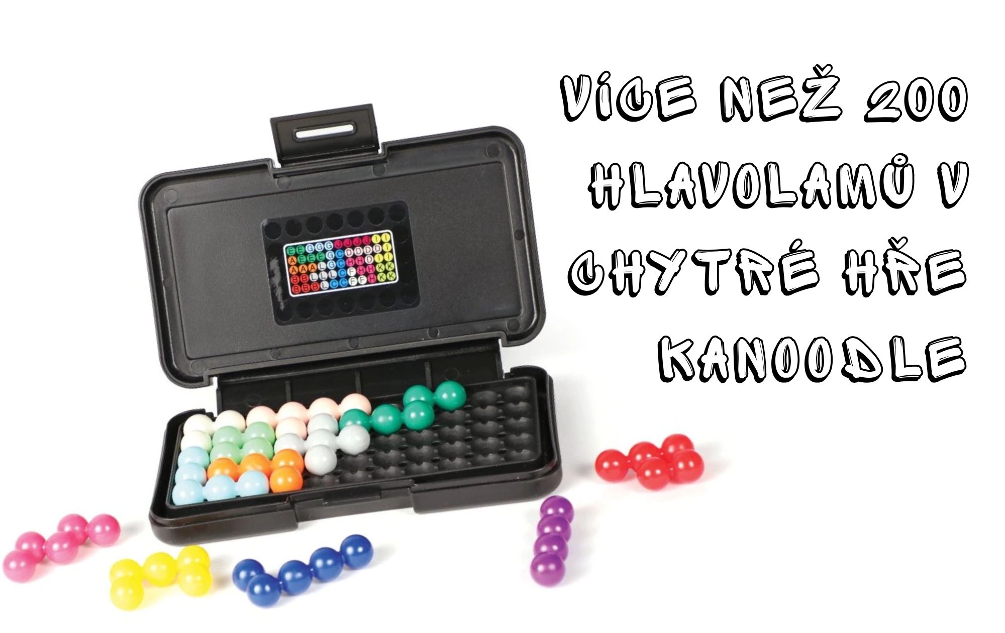 Troufnete si vyřešit více než 200 hlavolamů v chytré hře Kanoodle?