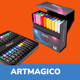 Prémiová značka akrylových fix a barev