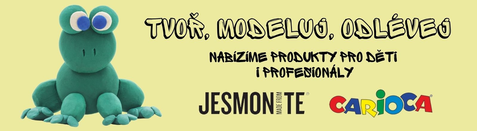 Tvoř modeluj a odlévej, distribuce značek Carioca a jesmonite