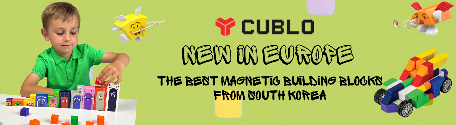 Magnetic toys cublo