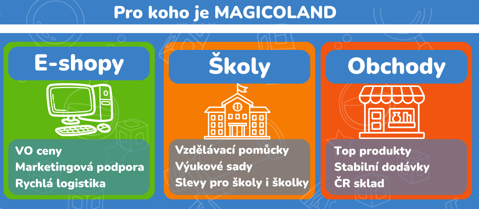 Pro koho je magicolan - školy, školky a další