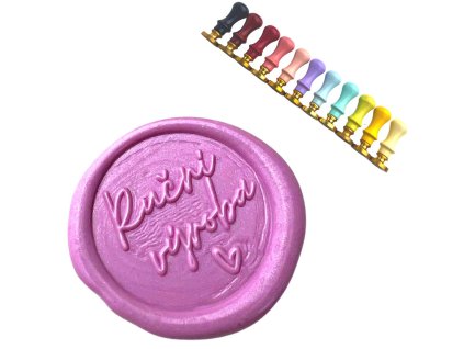 pečetidlo s nápisem ruční výroba Creatissimo