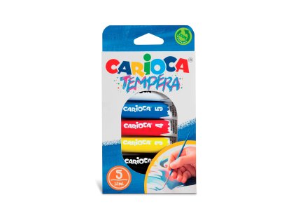40013 CARIOCA Tempera Tubes 12 ml 5 pcs
