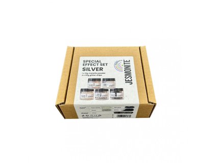 Jesmonite Special Effect SET 5st ZILVER