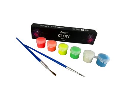 Artmagico Glow Paint Set 6 x 5 ml – Neon Colors