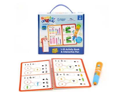 El-2550 Learning Resources - Aktivitní sešit Hot Dots® Numberblocks 1-10 a interaktivní pero