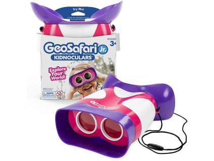 Educational Insights - Dětský dalekohled GeoSafari® Jr. Kidnocular růžový91cfc6aa7b231bb90d97c62117dd0926