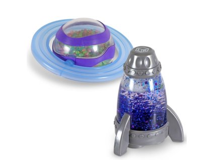 Learning resources - vesmírný senzorický set - fidget toy svítící