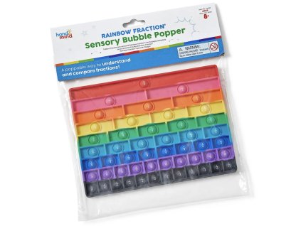 Hand2mind - Duhový pop-it pro učení zlomků