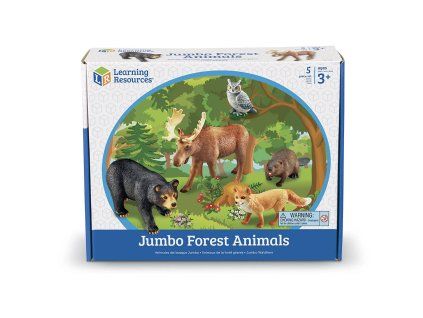 Learning Resources - Jumbo Forest Animals – velké figurky lesních zvířat