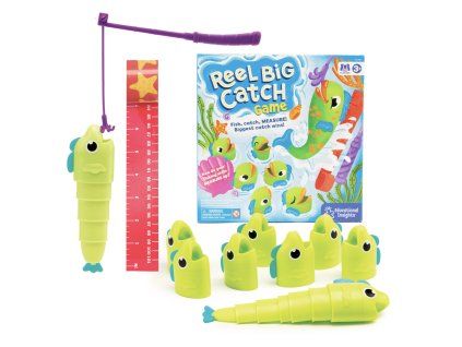 Educational Insights - Reel Big Catch Game – rybářská hra na počítání