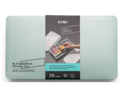 HMTBT41 HIMI Twin Cup Jelly Acrylic Set - 36 Colours