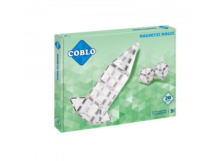 592 coblo magneticka stavebnice 20 dilu pruhledne