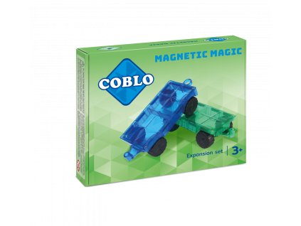 577 coblo magneticka stavebnice podvozek pro auta 2ks