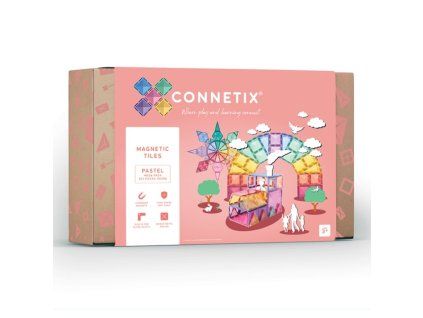 9964 connetix magneticka stavebnice pastelove barvy 202 dilu