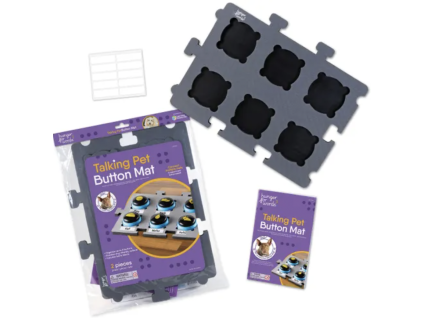 Brightkins - Brightkins Hunger For Words Talking Pet Button Mat