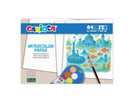 44810 - Carioca Papír akvarelový A4 - 15 ks