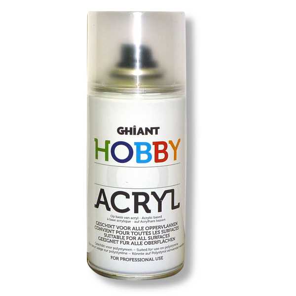 Ghiant - Hobby akrylový lak ve spreji 150 ml - saténový