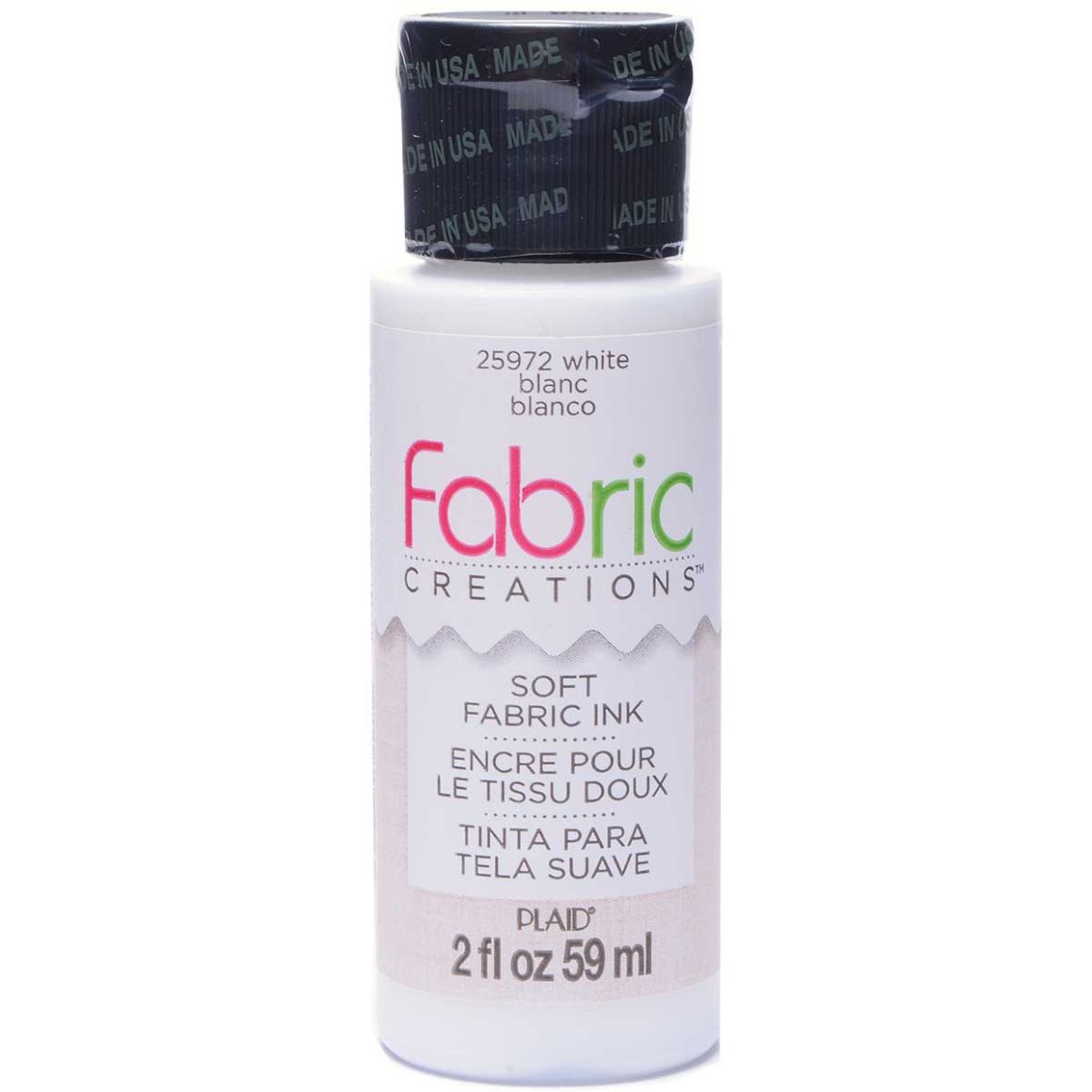 Fabric Creations Soft Fabric Inks - Barvy na textil Barvy Fabrik: White