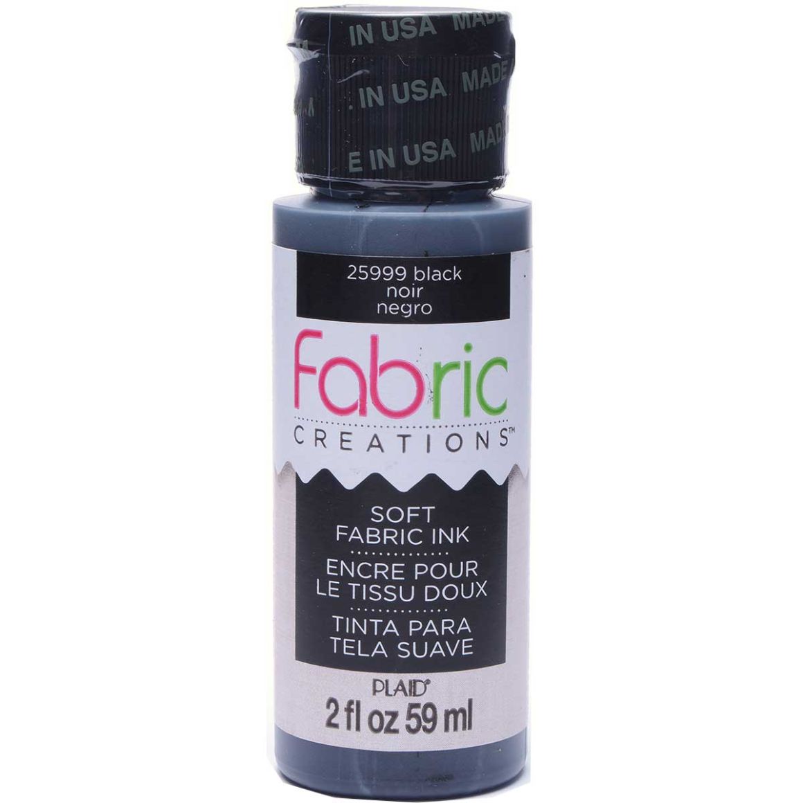 Fabric Creations Soft Fabric Inks - Barvy na textil Barvy Fabrik: Black
