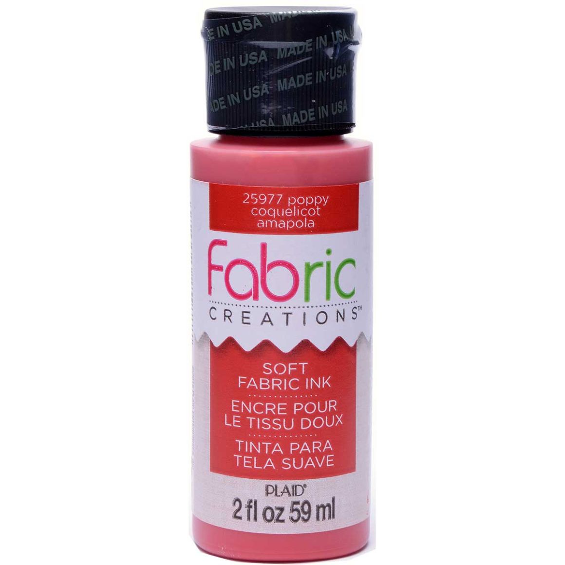 Fabric Creations Soft Fabric Inks - Barvy na textil Barvy Fabrik: Poppy
