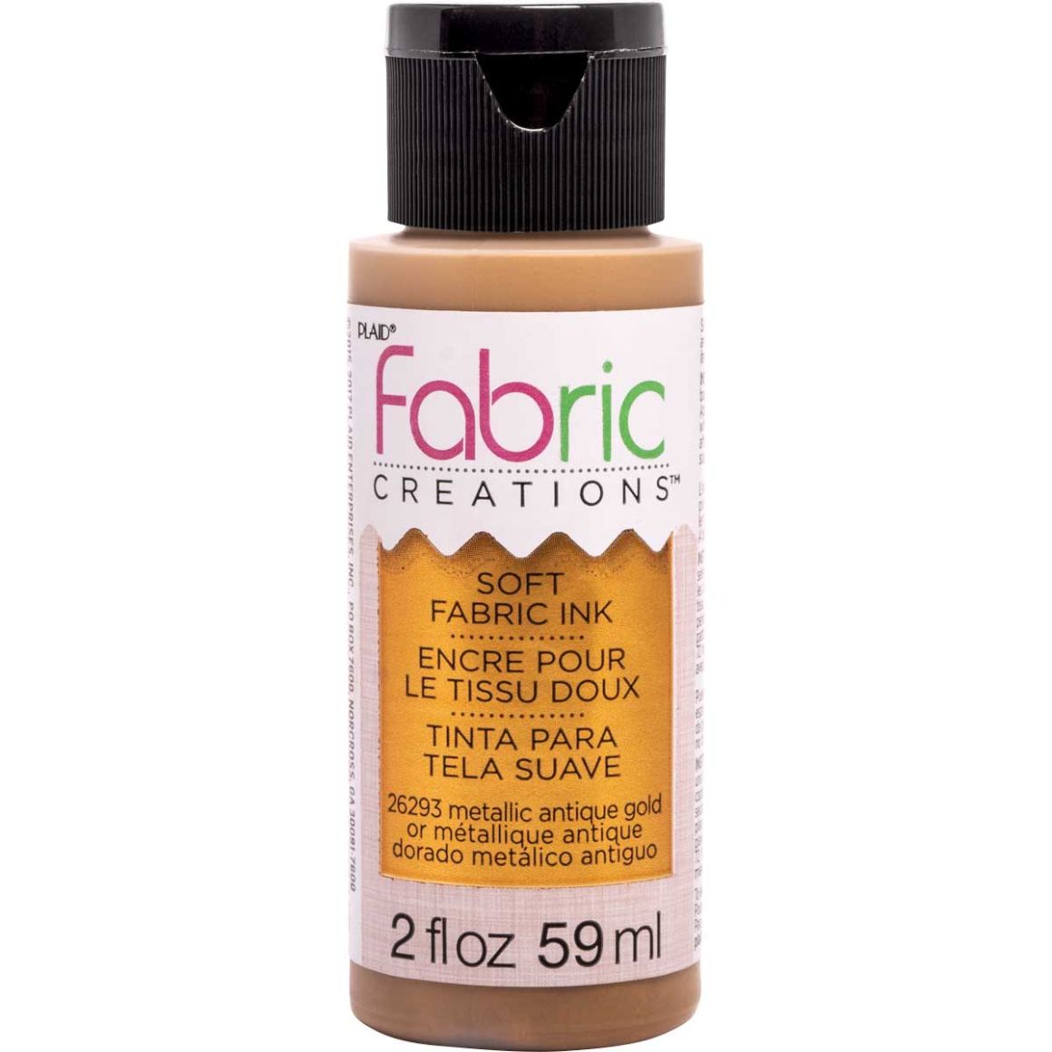 Fabric Creations Soft Fabric Inks - Barvy na textil Barvy Fabrik: Metallic antique