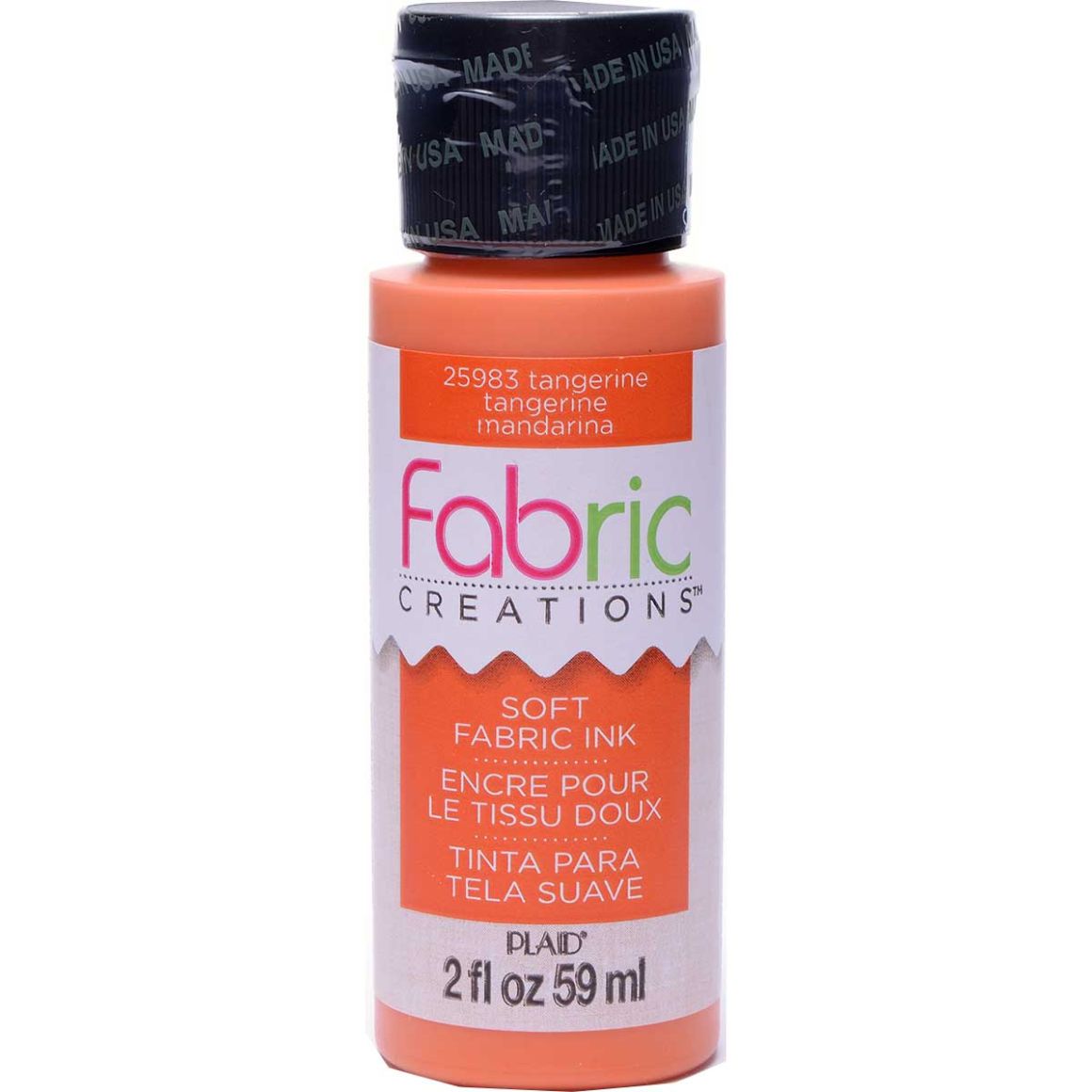 Fabric Creations Soft Fabric Inks - Barvy na textil Barvy Fabrik: Tangerine