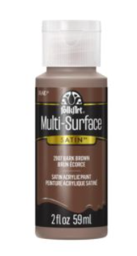 FolkArt Multi-Surface Acrylic Paint - 59 ml různé barvy Multi surface: BARK BROWN