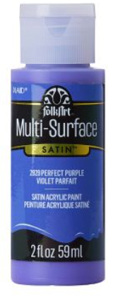 FolkArt Multi-Surface Acrylic Paint - 59 ml různé barvy Multi surface: PERFECT PURPLE