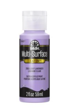 FolkArt Multi-Surface Acrylic Paint - 59 ml různé barvy Multi surface: LIGHT LAVENDER