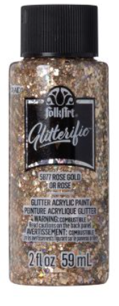 FolkArt Glitterific Acrylic Paint - Třpytivá akrylová barva 59 ml Glitterific: Rose gold
