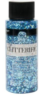 FolkArt Glitterific Acrylic Paint - Třpytivá akrylová barva 59 ml Glitterific: Aqua