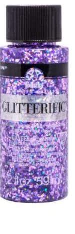 FolkArt Glitterific Acrylic Paint - Třpytivá akrylová barva 59 ml Glitterific: Purple
