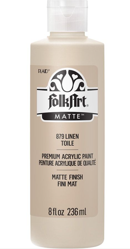 FolkArt Acrylic Paint - Akrylová barva s matným povrchem 236 ml Acrylic: LINEN