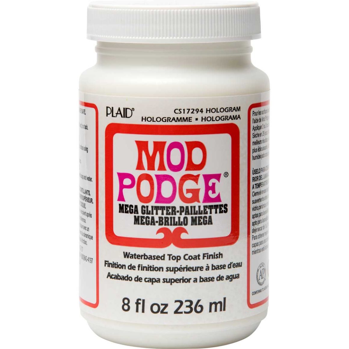 Mod Podge Hologram Glitter - Třpytivé lepidlo, lak a finiš 236 ml