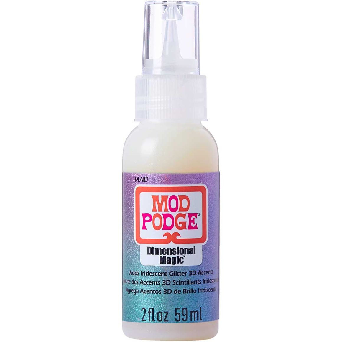 Mod Podge Dimensional Magic, Gold Glitter - 3D dekorační lak