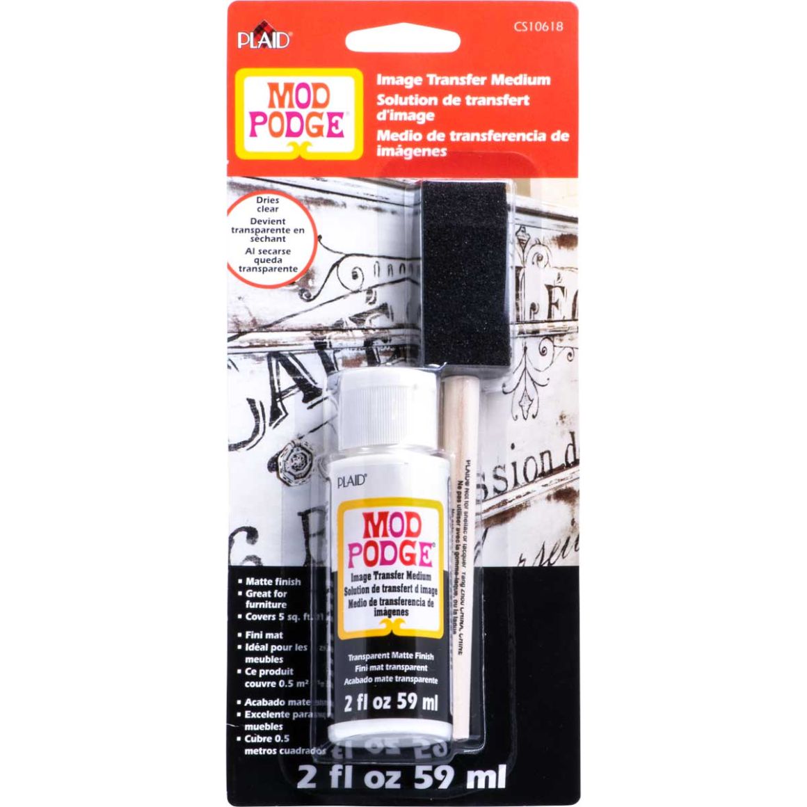 Mod Podge Clear Image Transfer Medium -pro přenos obrazu