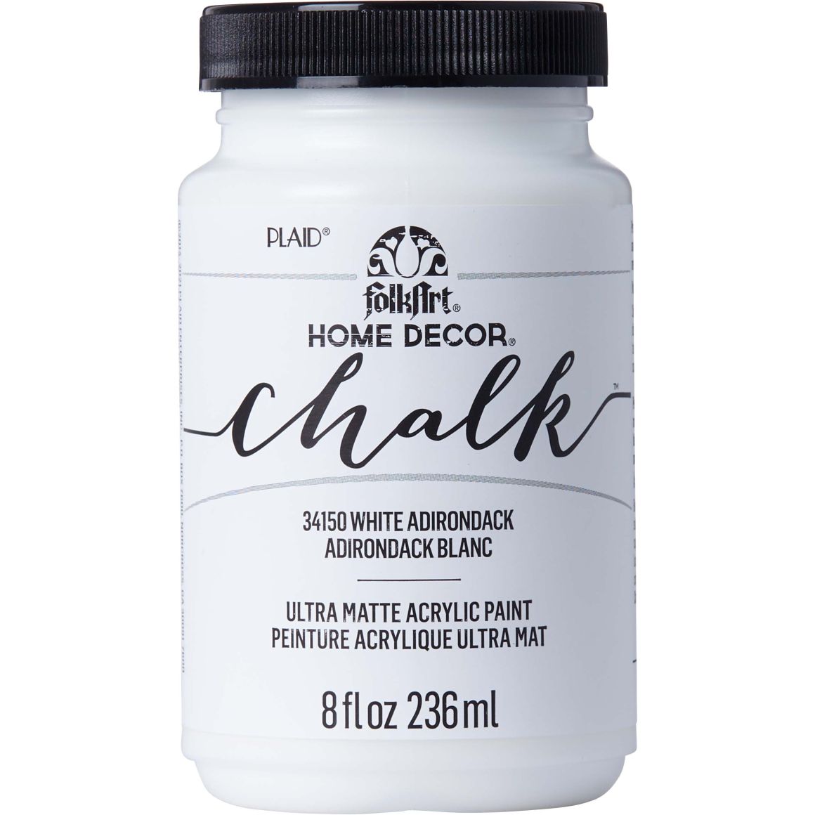 FolkArt Home Decor Chalk - Bílá - 236 ml
