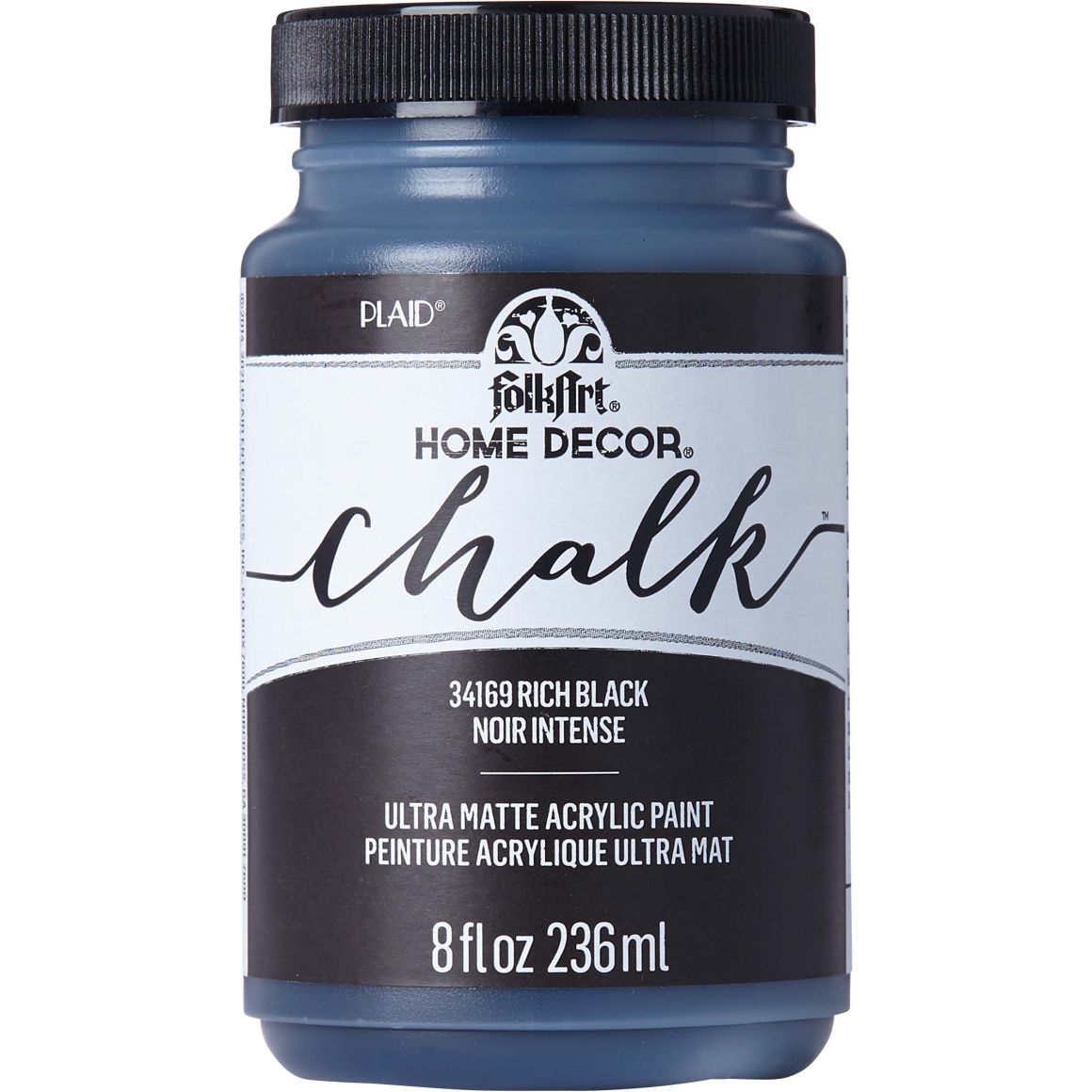 FolkArt Home Decor Chalk - černá - 236 ml