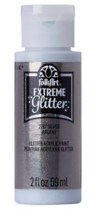 FolkArt Extreme Glitter 58 ml Barva: Silver