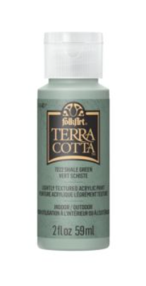 FolkArt Terra Cotta Acrylic Paint - 58 ml Folkart terr: SHALE GREEN TERRA COTTA