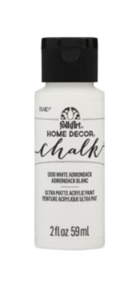 FolkArt Home Decor Chalk & wax - 58 ml různé barvy Folkart Chalk: WHITE ADIRONDACK