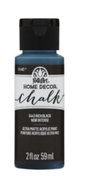 FolkArt Home Decor Chalk & wax - 58 ml různé barvy Folkart Chalk: RICH BLACK