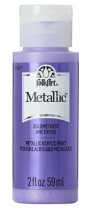 FolkArt Metallic Acrylic paint - 59 ml různé barvy Metallic color: AMETHYST