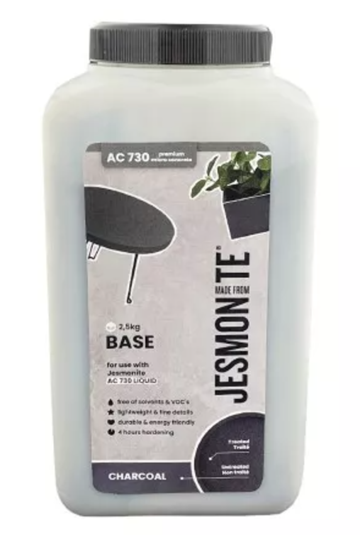 Jesmonite AC730 base - Charcoal Black 2,5kg