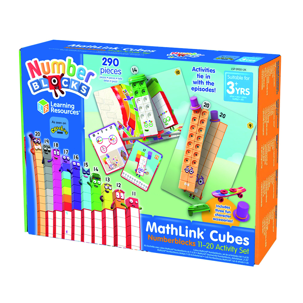 Learning Resources - Sada kostek MathLink® s číselnými bloky 11-20