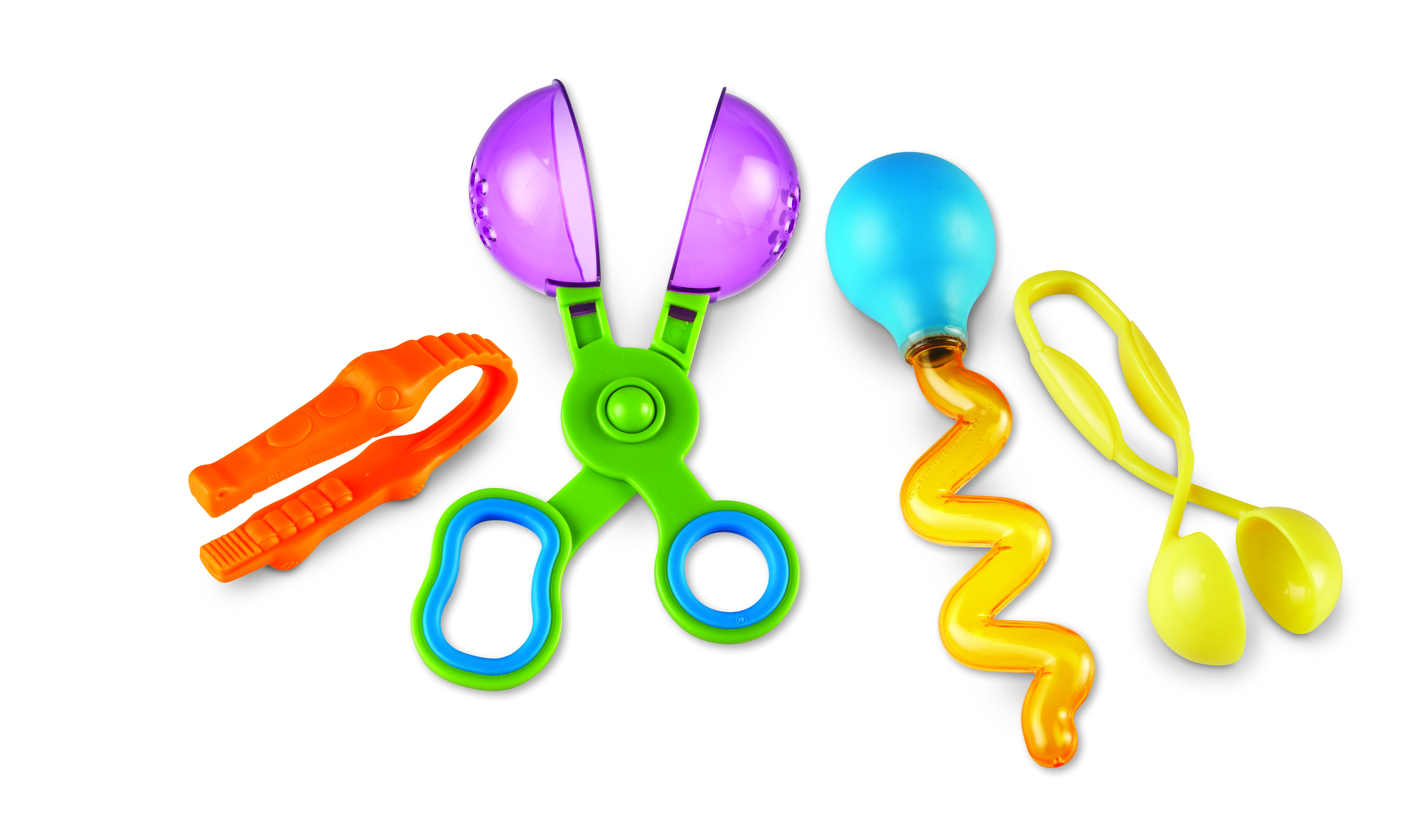 Learning Resources - Sada nástrojů pro jemnou motoriku - Helping Hands - 4 ks