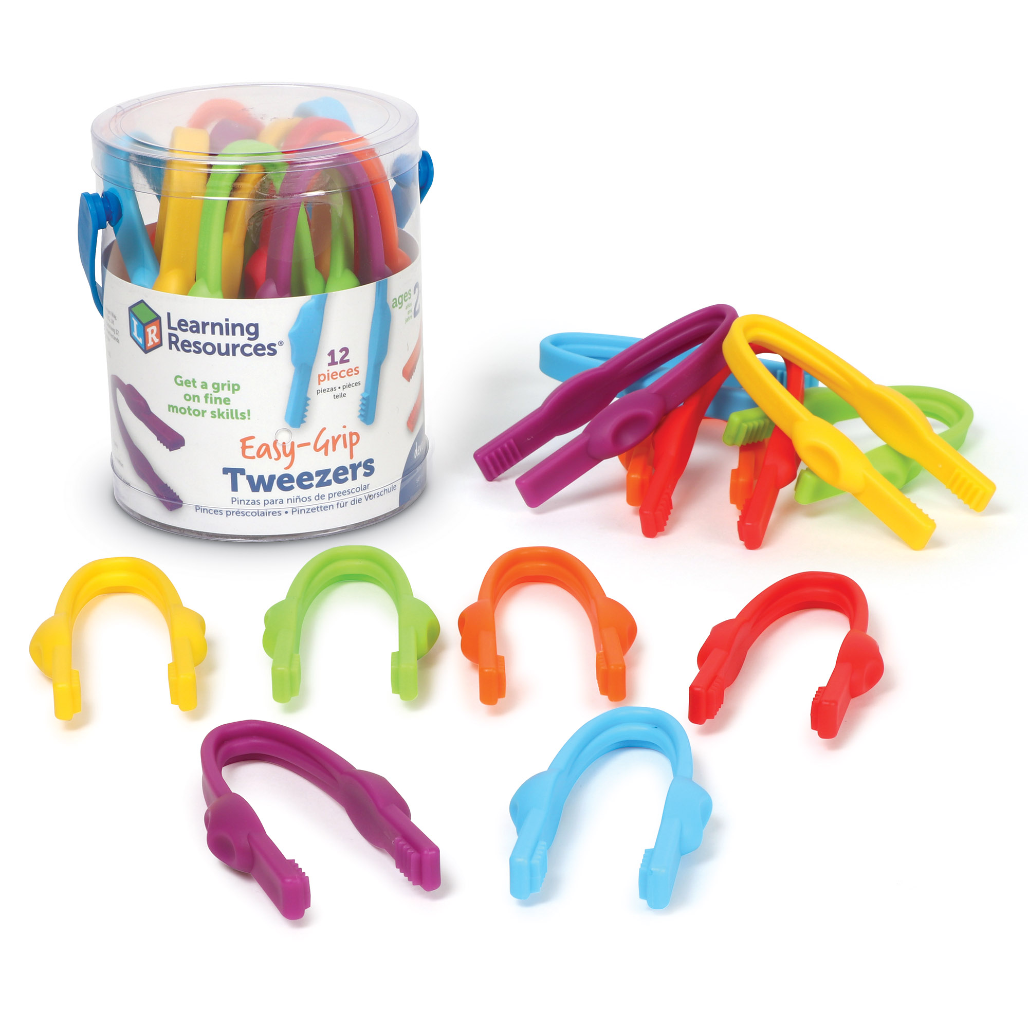 Learning Resources - Pinzeta Easy Grip - 12 ks