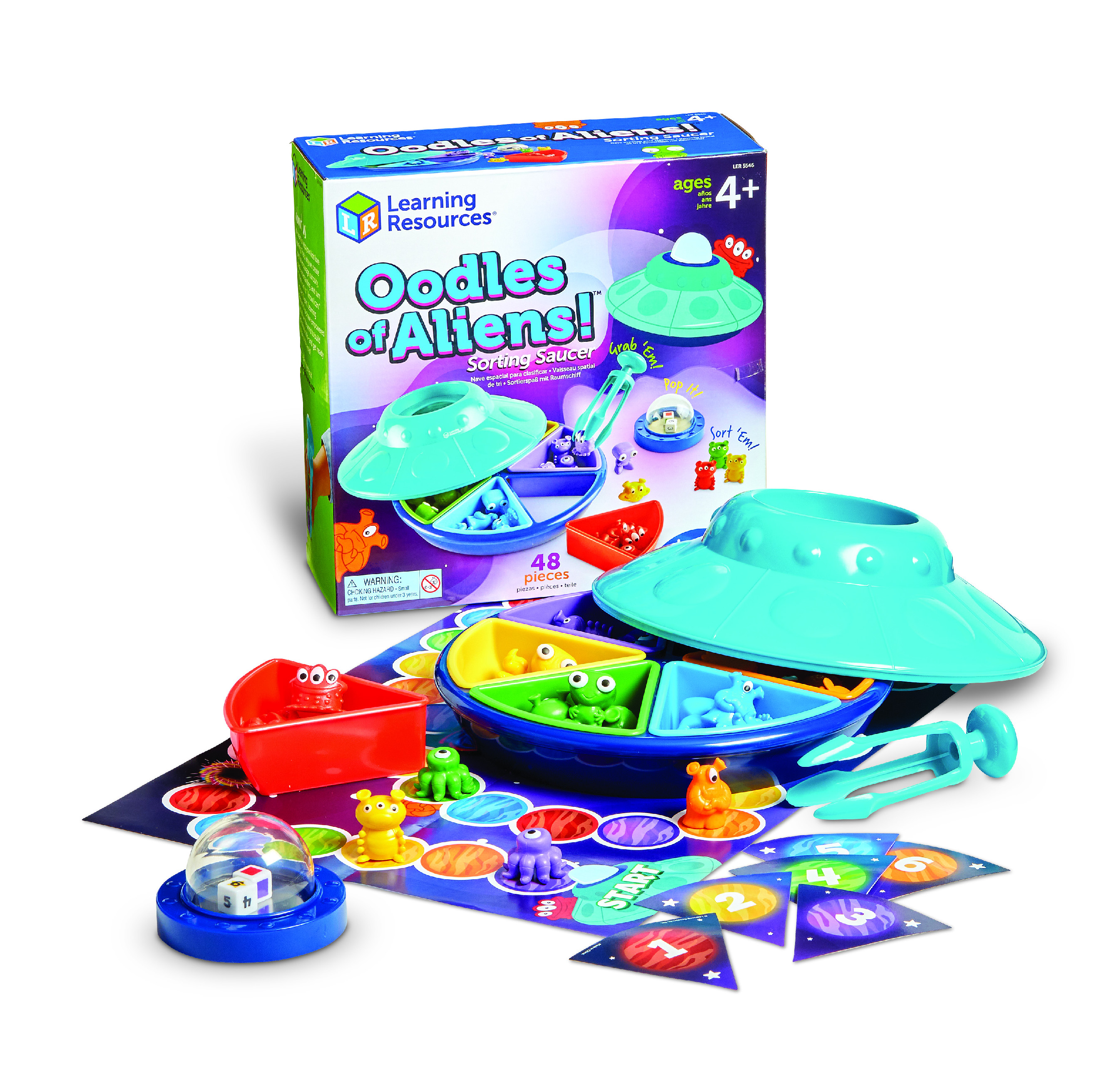 Learning Resources - Hra Třídicí talíř Oodles of Aliens™
